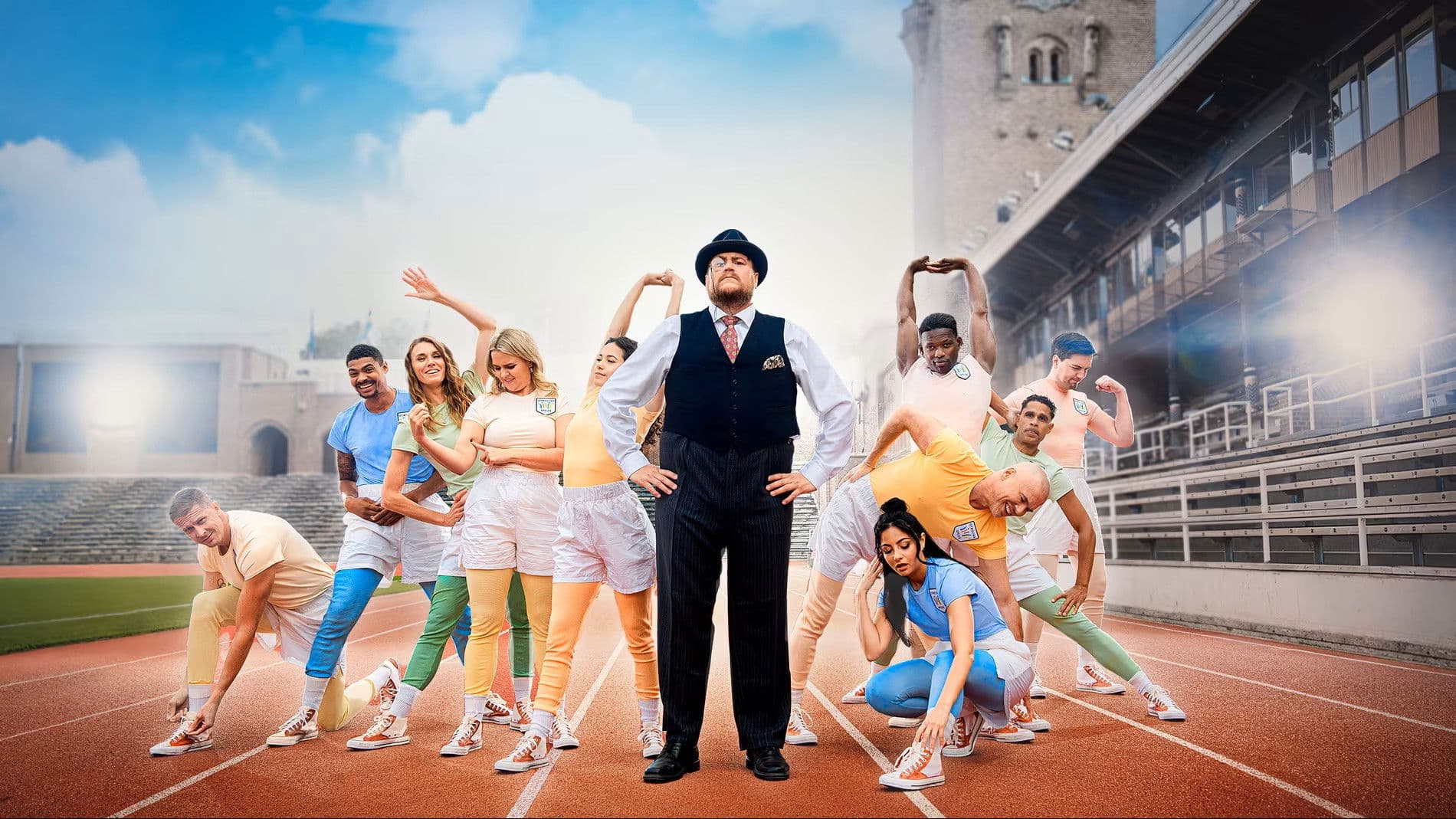 Otroliga spelen backdrop