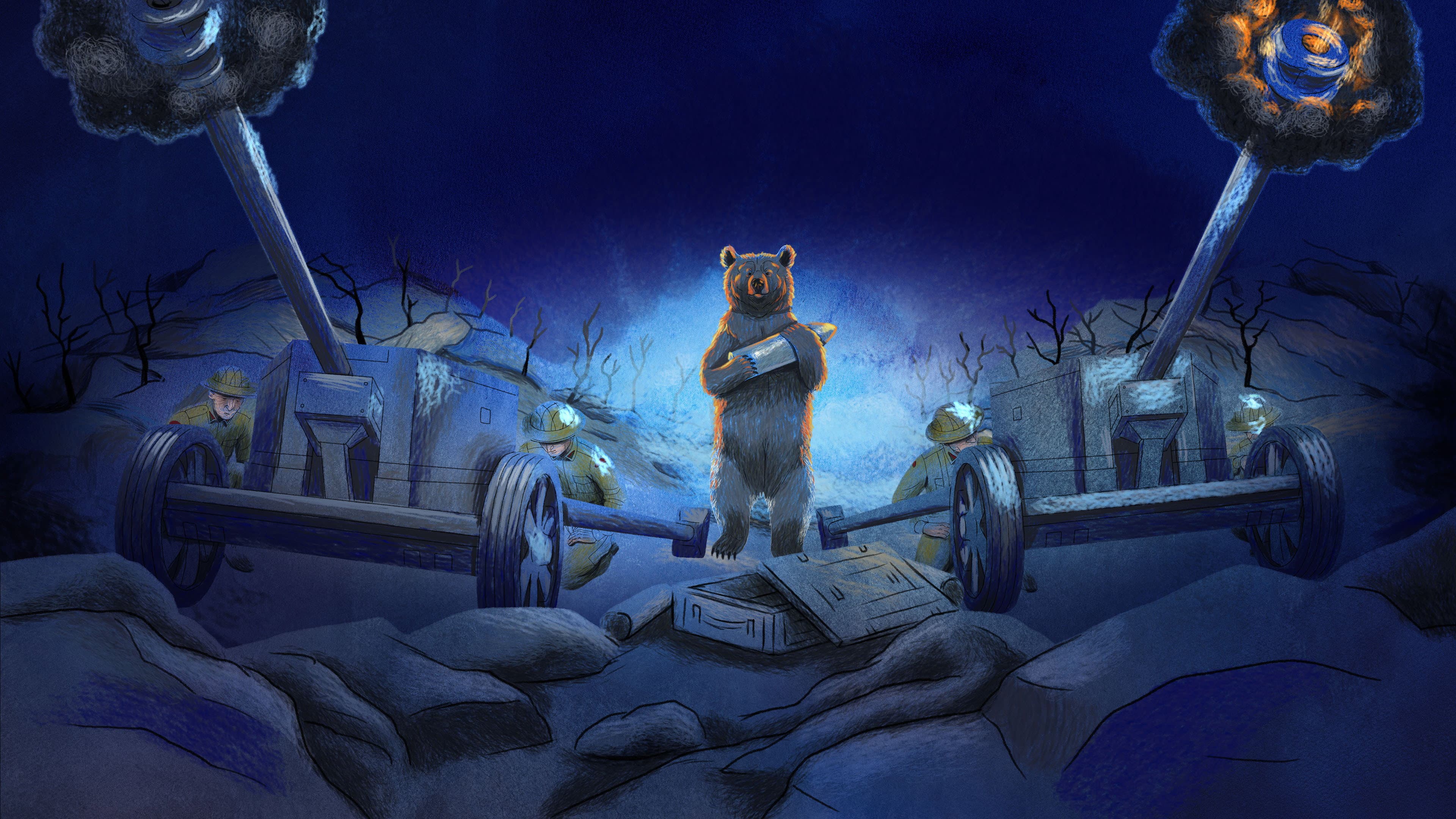 A Bear Named Wojtek backdrop
